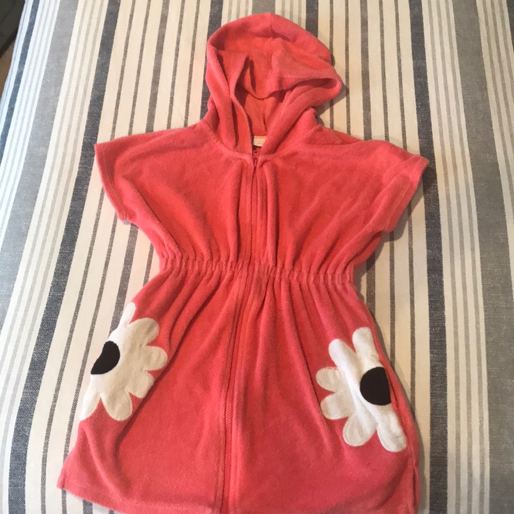 Gymboree 4T zip up swim cover-up
